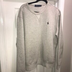 Polo Ralph Lauren Fleece Gray Sweatshirt. gorpcore